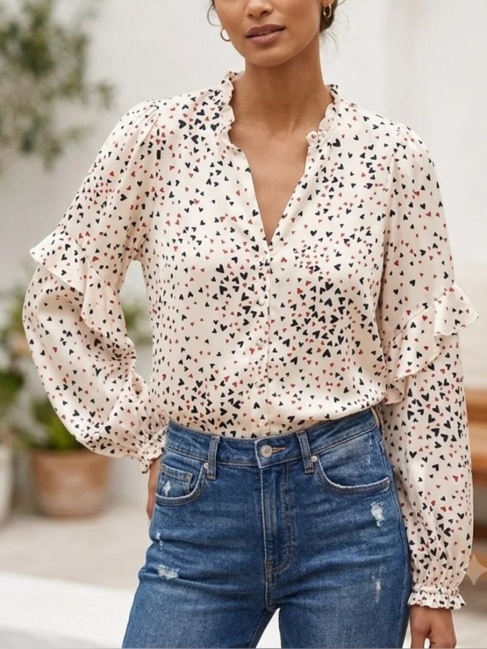 NWT Hale Bob Layla Blouse
